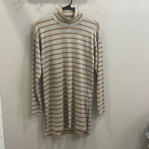 Vanessa Virginia gold and silver dress